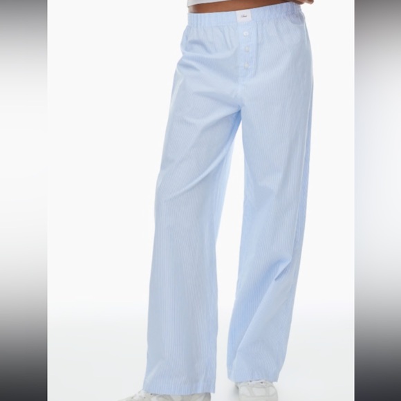 Aritzia Dupont Pant Blue & White Stripes (SOLD OUT) - Picture 5 of 5